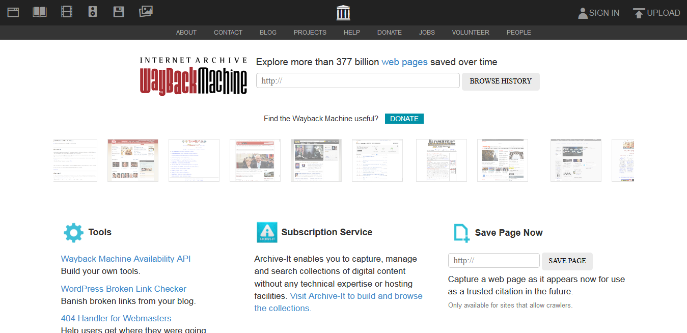 waybackmachine